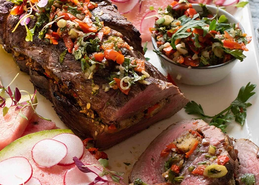 PEPPADEW® Beef Fillet Recipe | Food Network UK