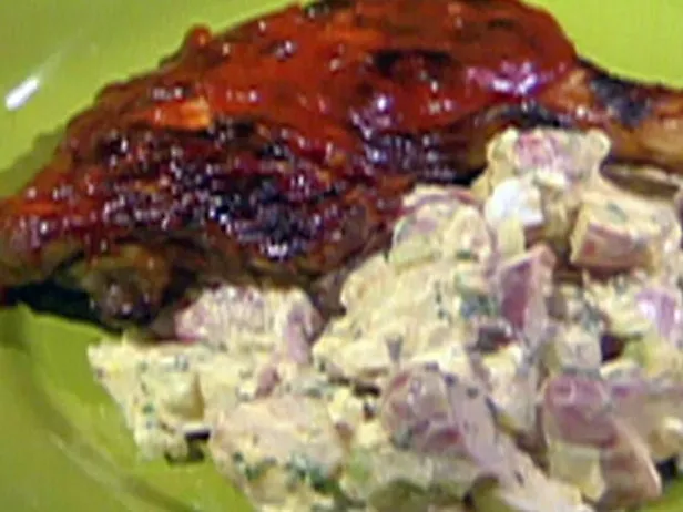 Barbecued potato skins Recipe | Food Network UK