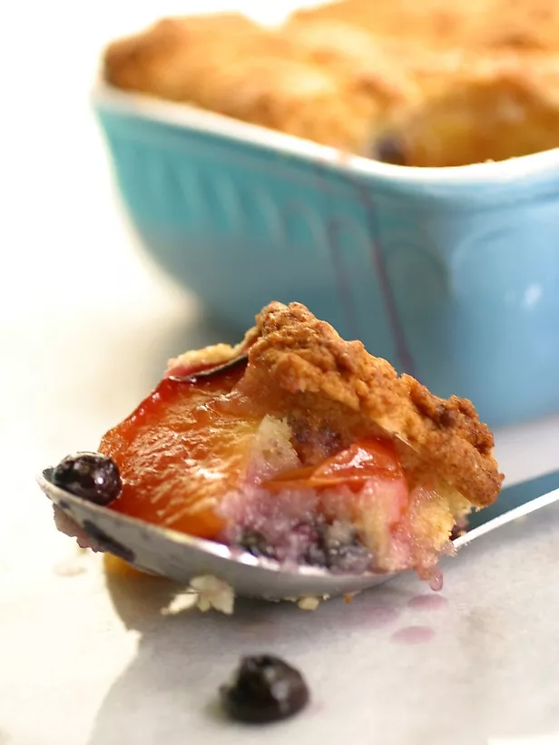 Blueberry and nectarine cobbler Recipe | Food Network UK