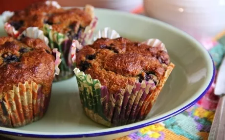 Blueberry Muffins Recipe | Food Network UK