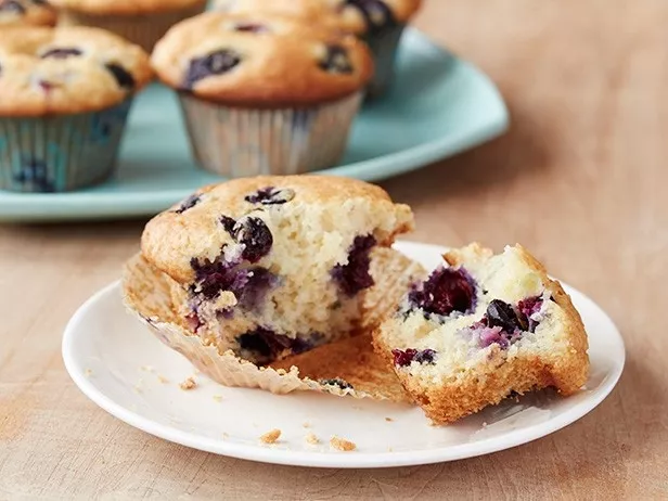 Blueberry Muffins Recipe | Food Network UK