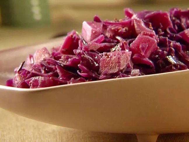 Braised Red Cabbage and Turnips Recipe | Food Network UK