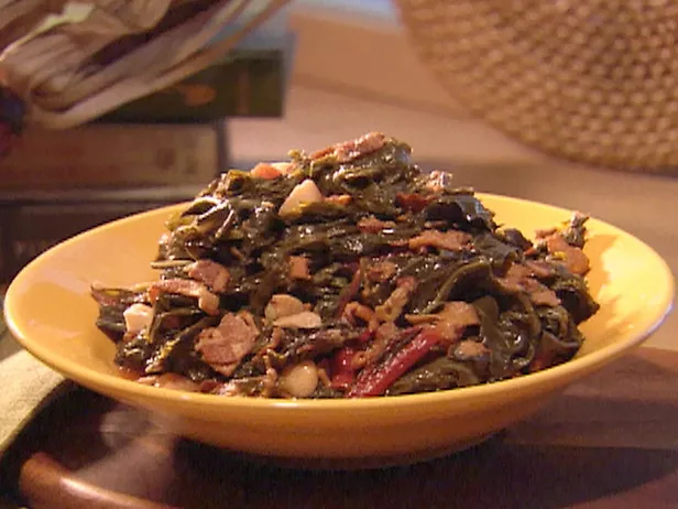 Braised romaine lettuce with mustard and bacon Recipe | Food Network UK