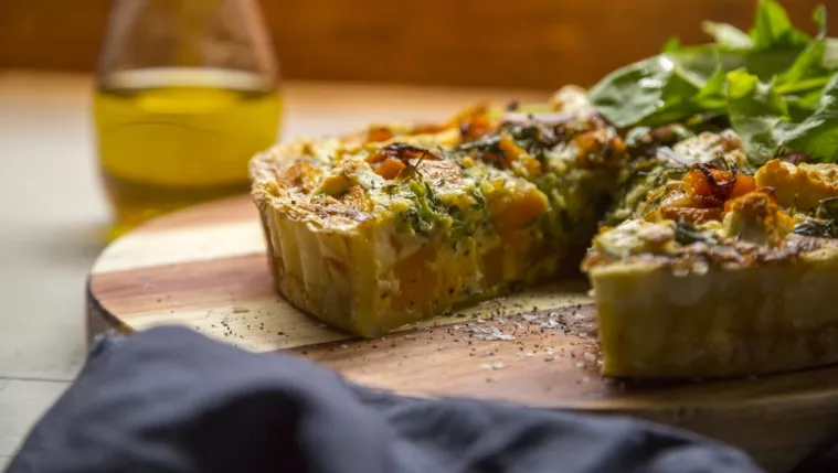 Butternut Squash and Feta Tart Recipe | Food Network UK