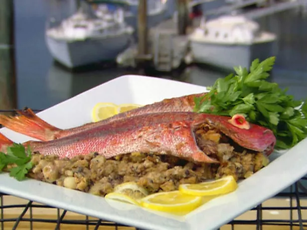 Caribbean stuffed red snapper Recipe | Food Network UK