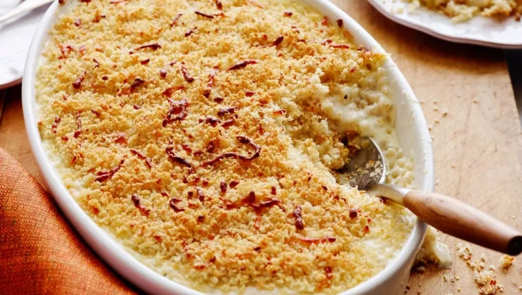 Cheesy Barley Gratin Recipe | Food Network UK