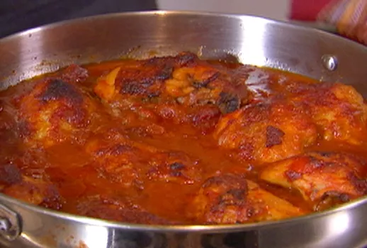 Chicken simmered in BBQ sauce Recipe | Food Network UK