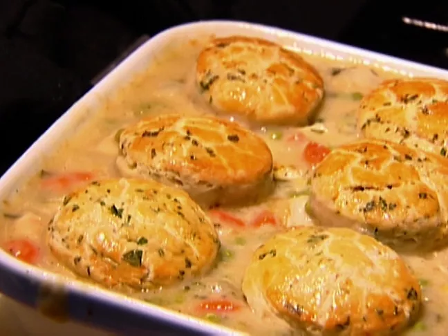 Chicken stew with scones Recipe | Food Network UK