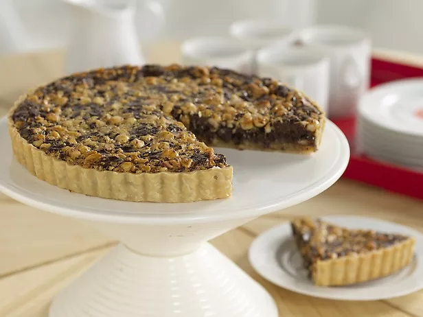 Chocolate-Hazelnut Tart Recipe | Food Network UK