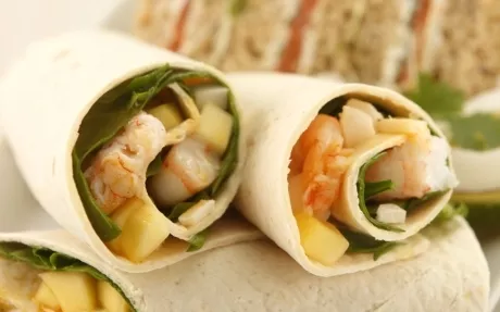 Crayfish Wraps Recipe | Food Network UK