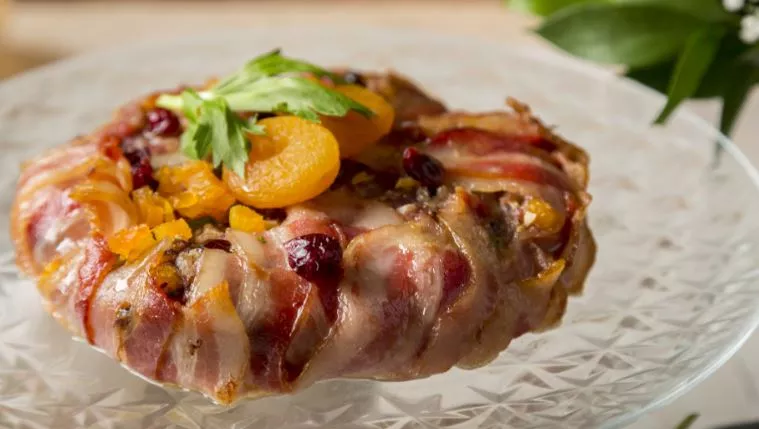 Festive Stuffing Cake Recipe | Food Network UK