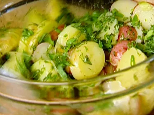 French potato salad Recipe | Food Network UK