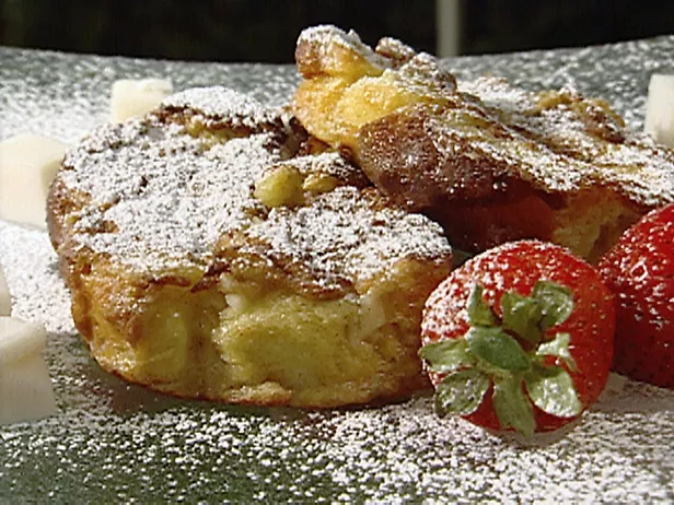 French toast crostini with honey creme fraiche Recipe | Food Network UK