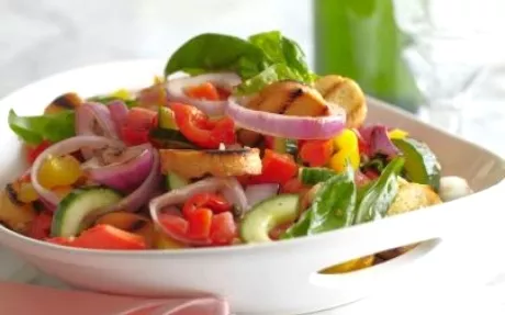 Grilled Panzanella Recipe | Food Network UK