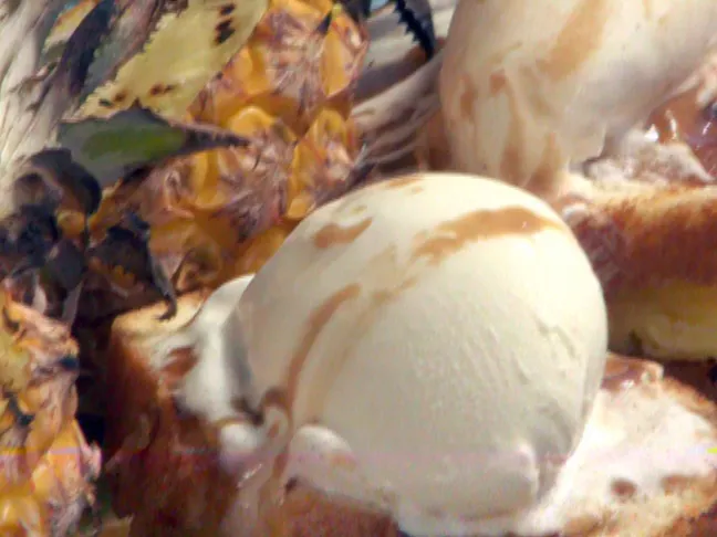 Grilled pineapple with pound cake and rum-caramel sauce Recipe | Food Network UK