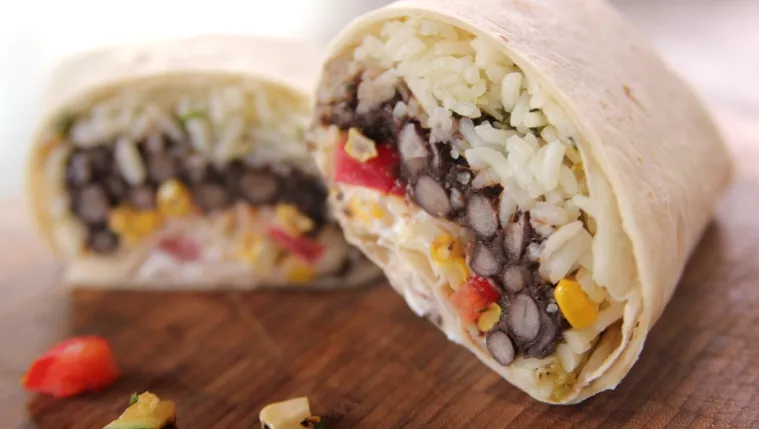 Grilled Veggie Burritos Recipe | Food Network UK