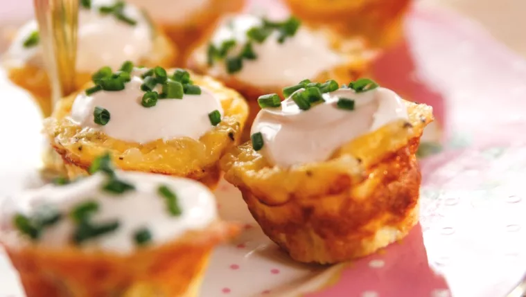 Mini Ham and Leek Quiches Recipe | Food Network UK