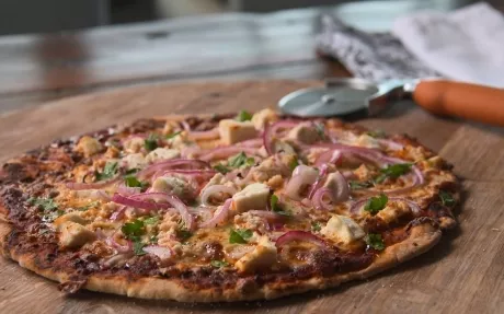 Indian Spiced Pizza Recipe | Food Network UK