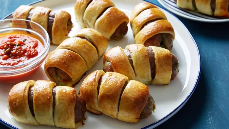 Italian Sausage Pigs in Blankets Recipe | Food Network UK