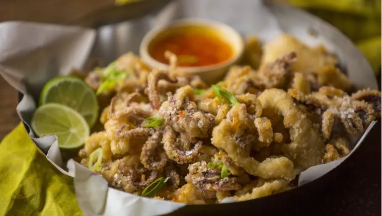 Salt and Pepper Squid Recipe | Food Network UK