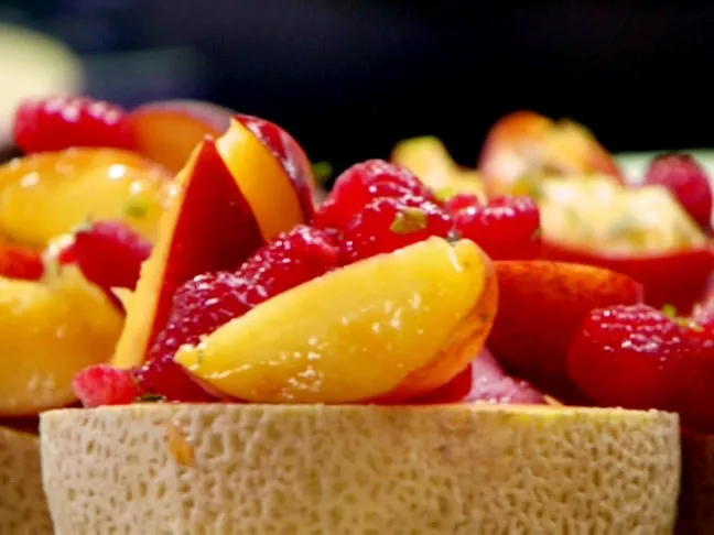 Melon melba bowls Recipe | Food Network UK