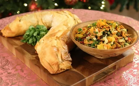 Moroccan Vegetable Strudel Recipe | Food Network UK