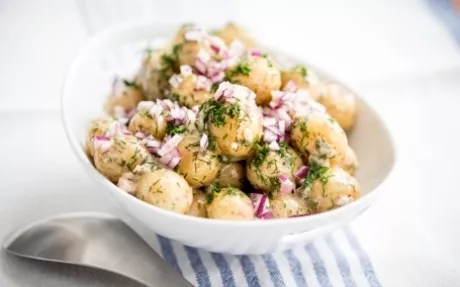 New Potato and Dill Salad Recipe | Food Network UK