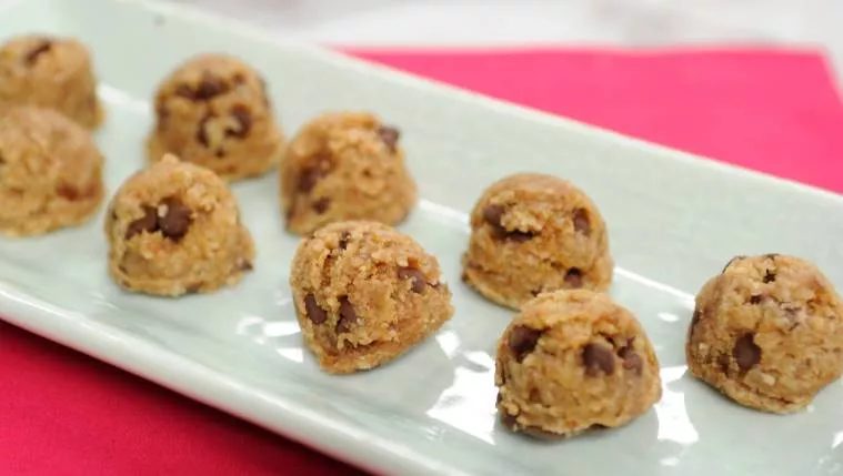 Nutty "Raw" Chocolate Chip Cookie Dough Recipe | Food Network UK