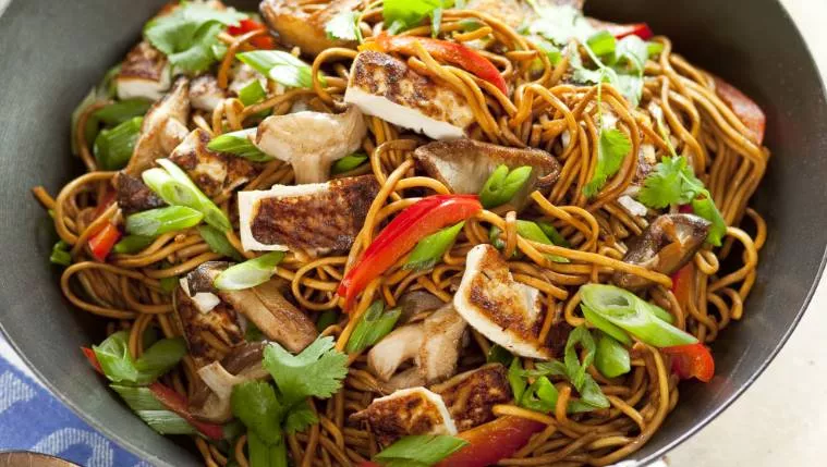 Organic Tofu and Shiitake Stir-Fry Recipe | Food Network UK