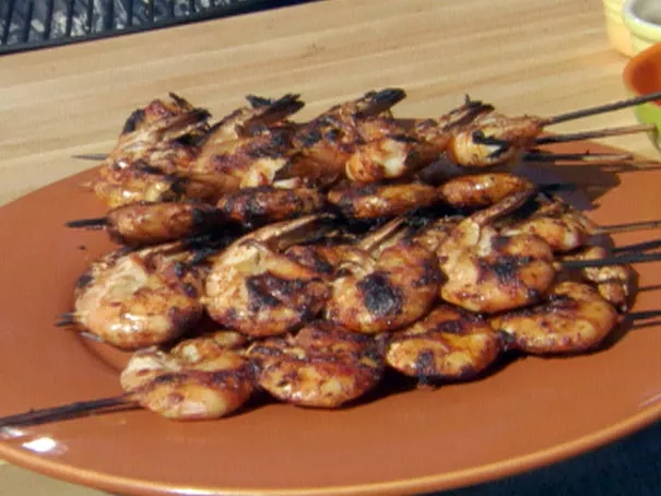 Peel and eat BBQ Shrimp Recipe | Food Network UK