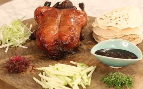 Peking Duck with Apple and Tamarind Sauce Recipe | Food Network UK