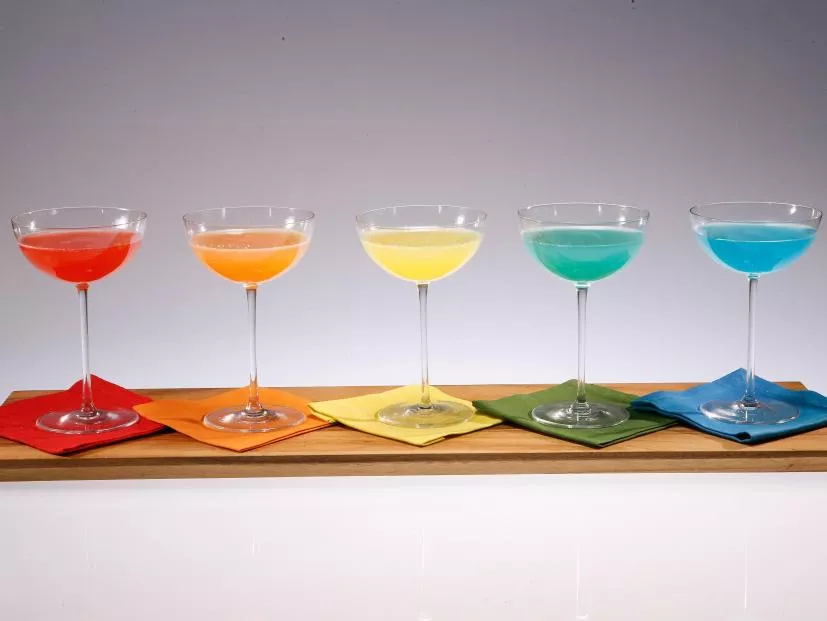 Rainbow Mimosas Recipe | Food Network UK