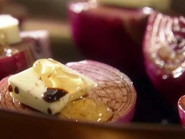 Red Onions Roasted with Balsamic and Honey Recipe | Food Network UK