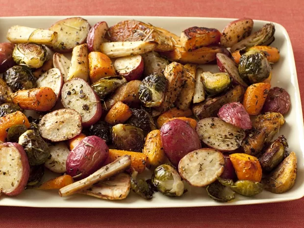 Roasted Winter Vegetables Recipe | Food Network UK