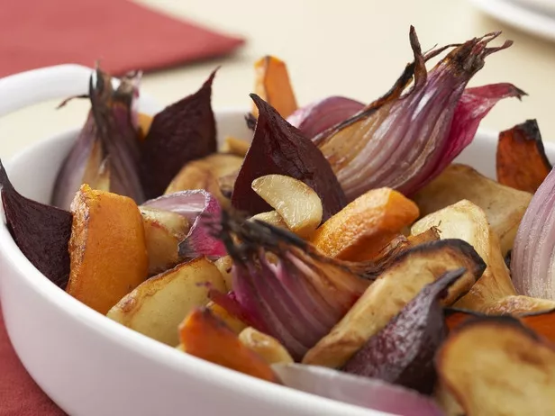 Roasted root vegetables Recipe | Food Network UK