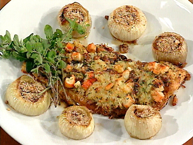 Roasted stuffed onions with bacon and herbs Recipe | Food Network UK