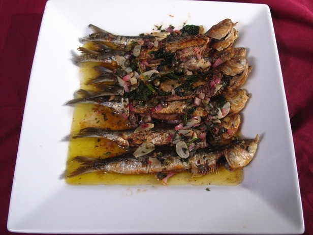Sardines with Caper and Lemon Sauce Recipe | Food Network UK