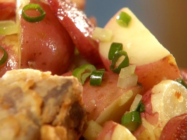 Sausage potato salad Recipe | Food Network UK