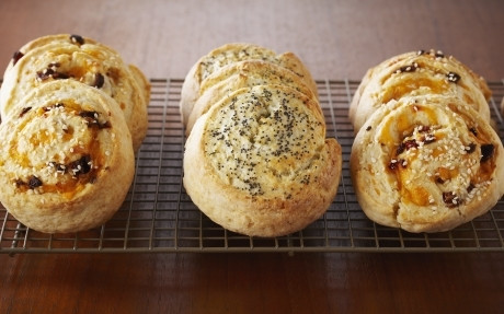 Savoury Spiral Scones Recipe | Food Network UK