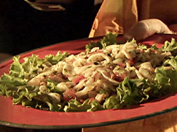 Seaside Squid Salad Recipe | Food Network UK