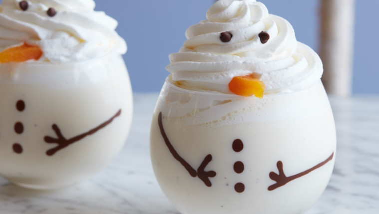 Snowman Eggnog Recipe | Food Network UK