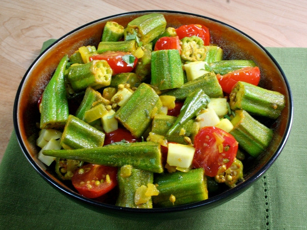 Spiced okra Recipe | Food Network UK