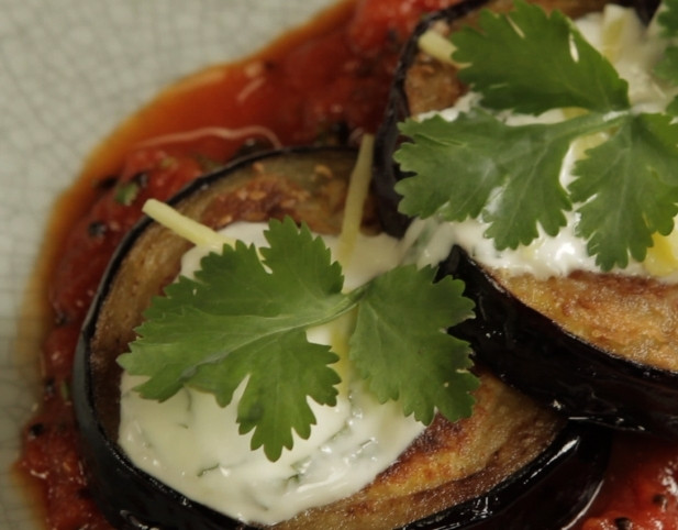 Spiced Stuffed Aubergines Recipe | Food Network UK