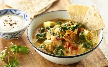 Spinach and Paneer Curry Recipe | Food Network UK