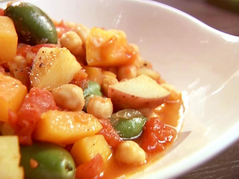 Squash and Chickpea Moroccan Stew Recipe | Food Network UK