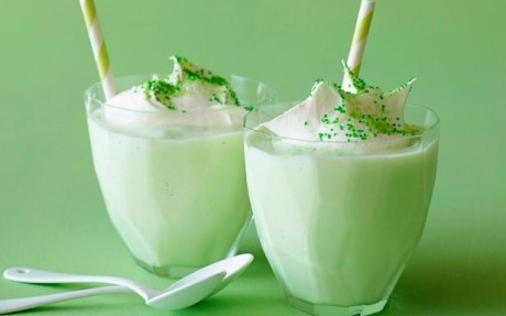 St. Patrick's Day Mint Shakes Recipe | Food Network UK