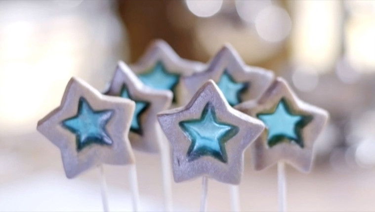 Stained Glass Cookie Wands Recipe | Food Network UK