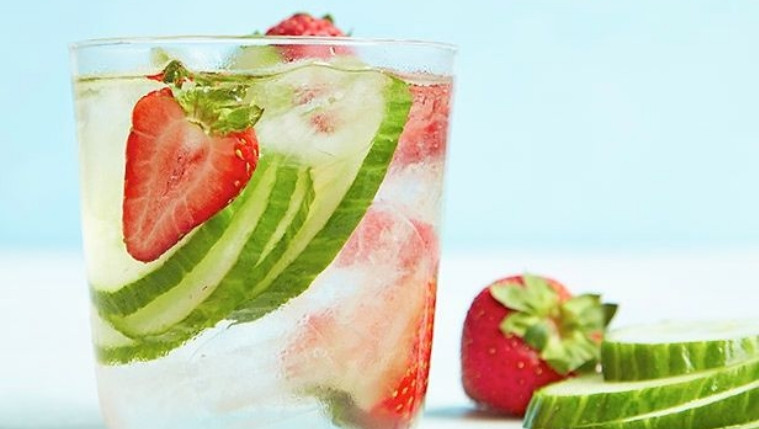 Strawberry-Cucumber Water Recipe | Food Network UK