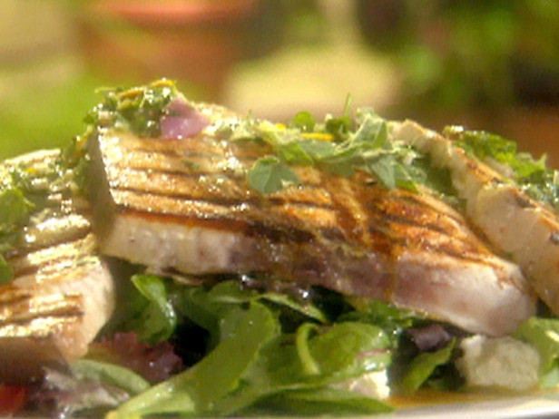 Swordfish with fennel-saffron compote Recipe | Food Network UK