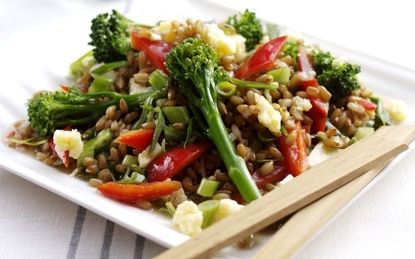 Tenderstem, Rye Kernel and Tarragon Salad Recipe | Food Network UK
